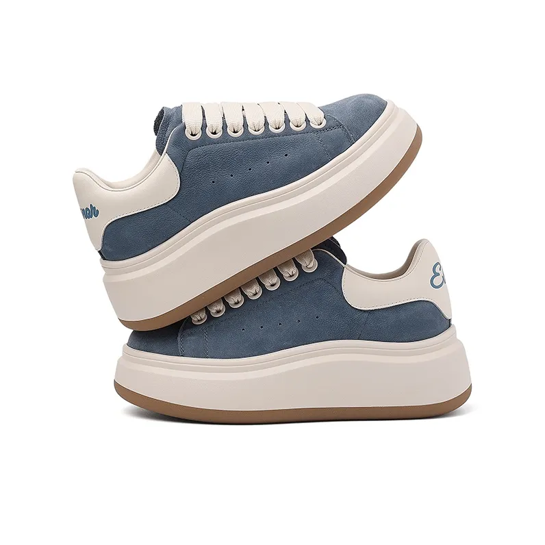 BURGELY Lightweight Height Increasing Low-Top Skateboard Shoes Women's-17