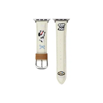 MSSM Apple Compatibility Watch Band Genuine Leather Material