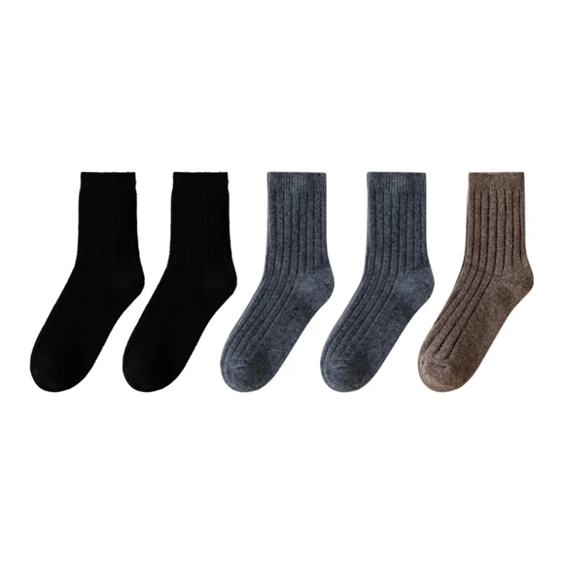 MIIOW Mid Calf Socks Men's 5 Pack-3