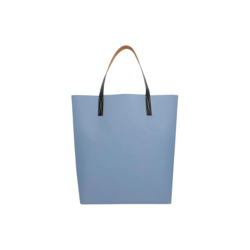 MARNI Logo Printed Striped Tote Bag-2