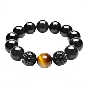 Noritake Obsidian Bracelets Unisex