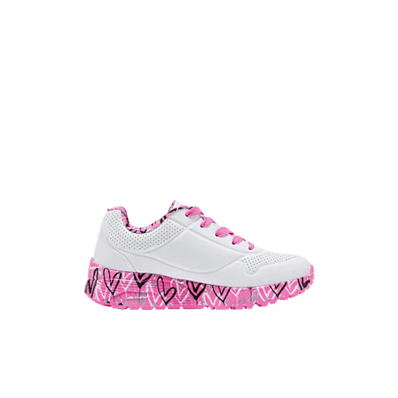 Skechers Kids Kids Lifestyle Shoes White Pink Kids'-1
