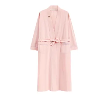 Qiao Ni Tong Pajama Robe Women's Pink