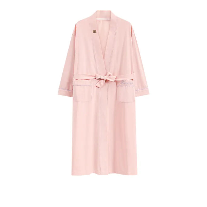 Qiao Ni Tong Pajama Robe Women's Pink-0
