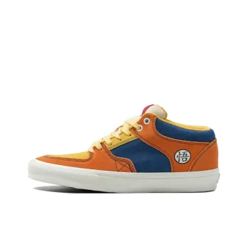 GOLUCK Thermal Coverage Mid Top Skateboard Shoes Unisex Blue Orange Yellow