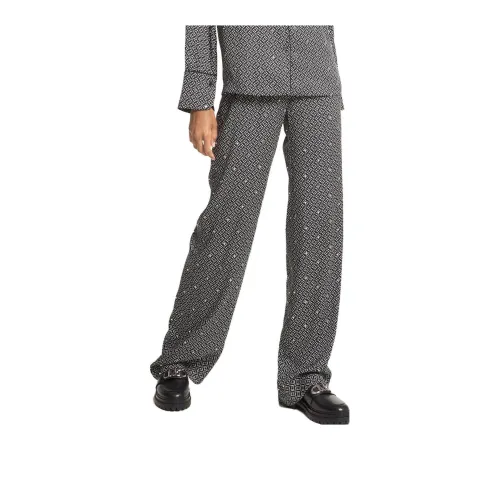 MICHAEL KORS SS23 Casual Pants Women's Black White