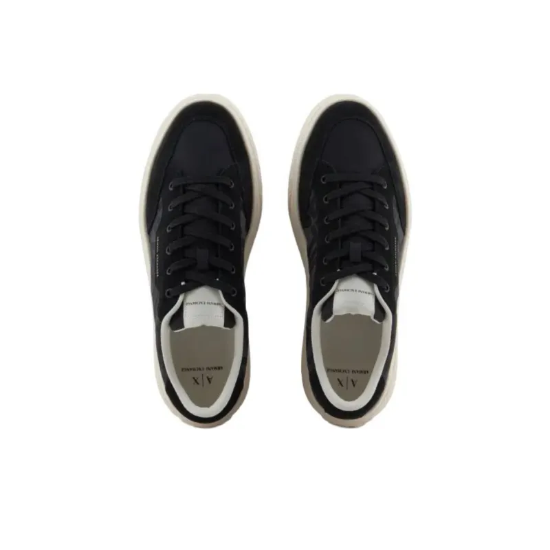 ARMANI EXCHANGEAE Low Top Skateboard Shoes Men's Black-2