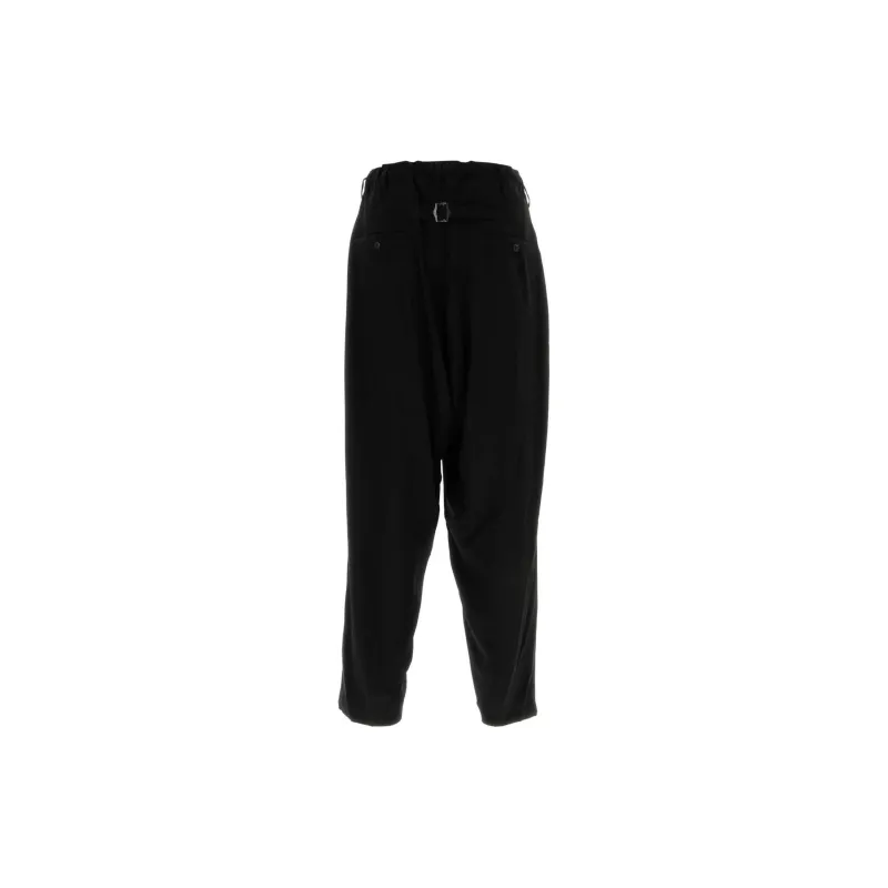 Yohji Yamamoto Buckle Detailed Pants-1