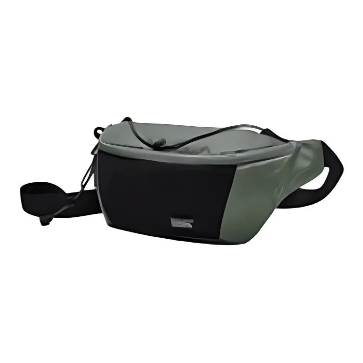Skechers Fabric Fanny Pack Regular Unisex Black & Orchid Green-2