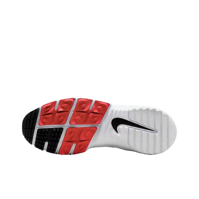 Nike Free Golf Wear resistant And Lightweight Low Top Golf Shoes Men's Gray Red-4
