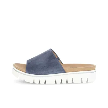 Gabor Abrasion-Resistant Slide Slippers Unisex Blue