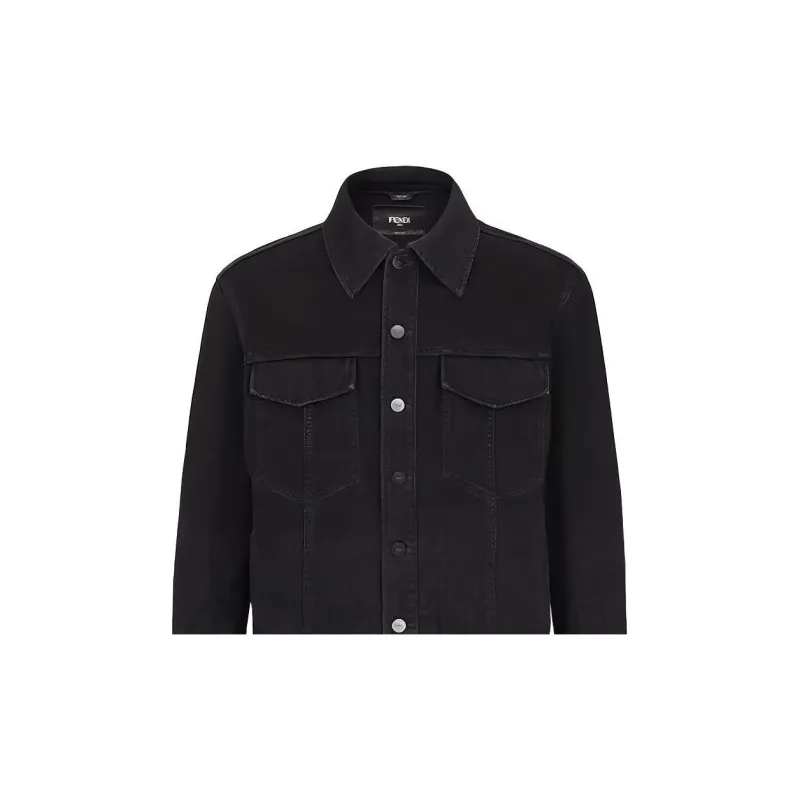 FENDI Jackets Men Black-3
