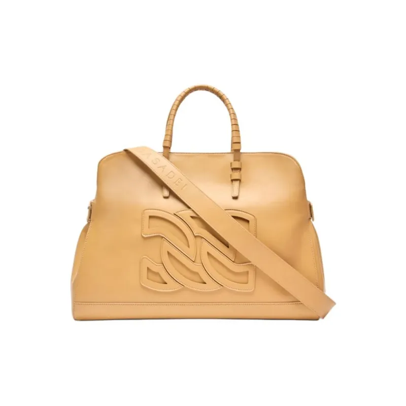 Casadei Calfskin One Shoulder Handbag Women's Umber-0