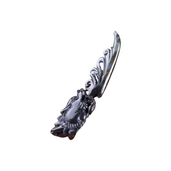 Renyu Jewelry Hetian Jade Pendants Blue And White Unisex