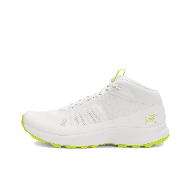 Arcteryx Aerios Cushioned Slip-Resistant Mid-Top Running Shoes Unisex White-0
