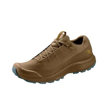 Arcteryx Aerios FL Gore Te Cushioned Slip Resistant Water Resistant Low Top Outdoor Shoes Men's Memory Gray