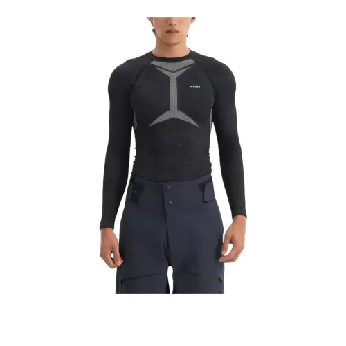 DECATHLON WEDZE Undershirt Men's Smoky Black/Snow