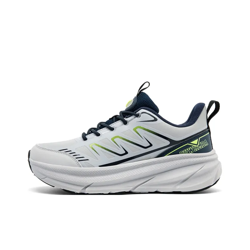 OUWENHEIMANBA Running Shoes Unisex Low Top Black/Neon Orange/White/Gray/Green/Gold-28