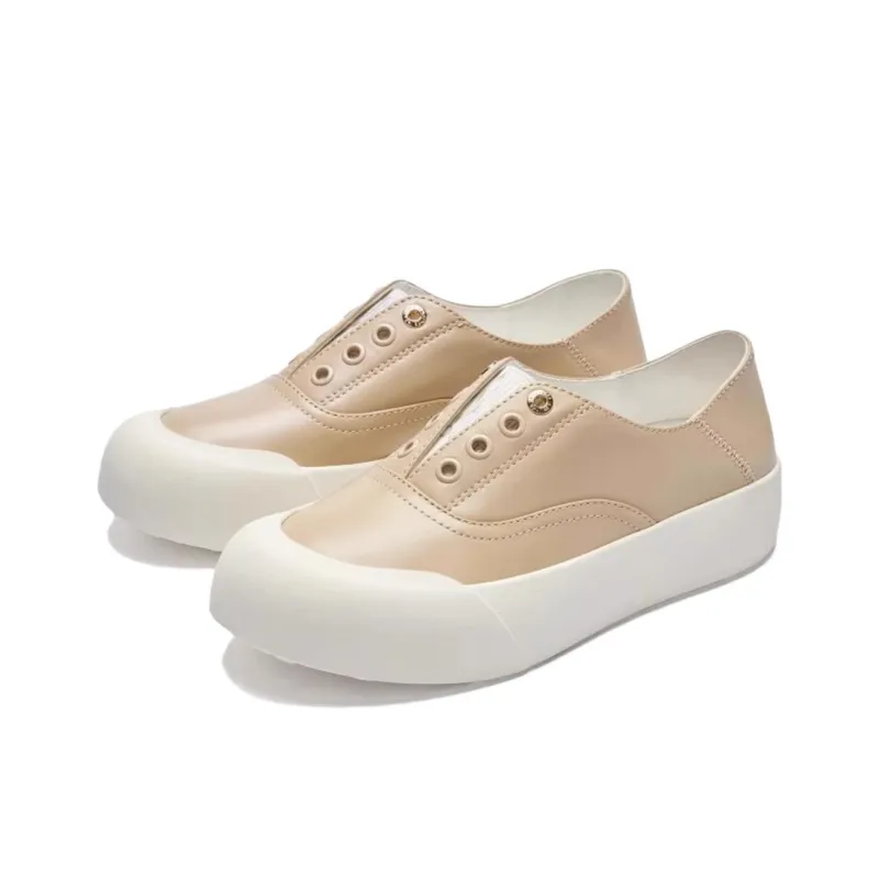 Le Saunda Low Top Skateboard Shoes Women's Solid Color-15