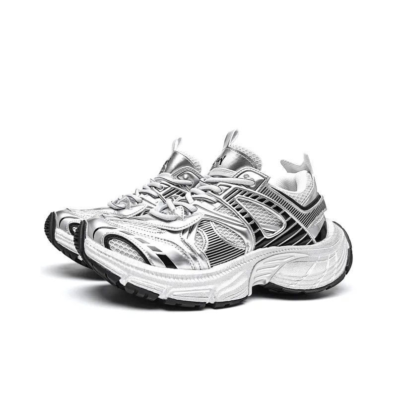 MVA Non slip Wear resistant Impact resistant Low Top Chunky Sneakers Unisex-2