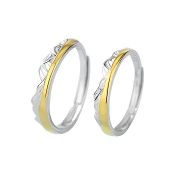 YINGNIXINDONG 925 Sterling Silver Rings Unisex