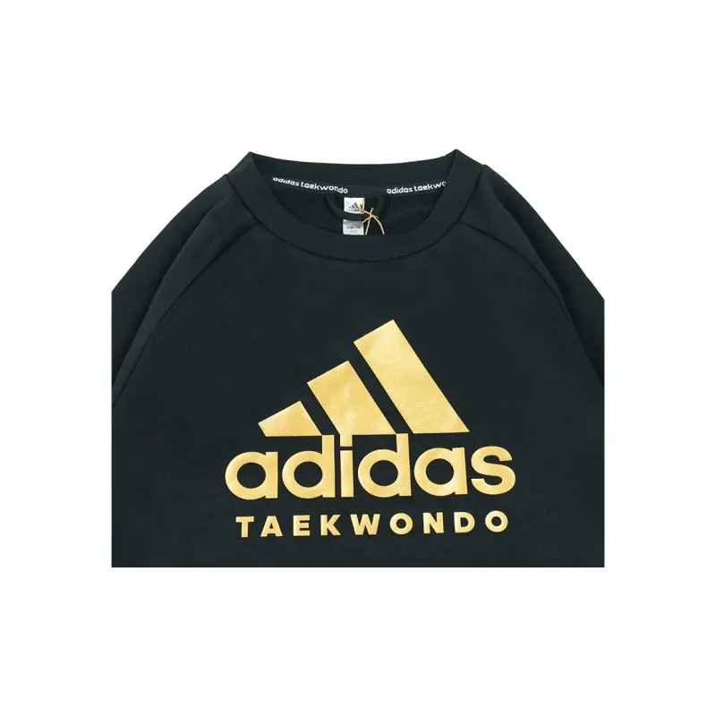 Adidas Sweatshirts Unisex Gold Logo With Large Logo-1