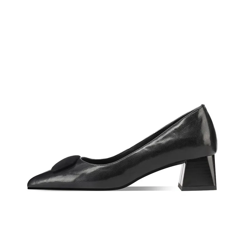 XICUNMINGWU Chunky Heel High Heels 4.5CM Women's-6