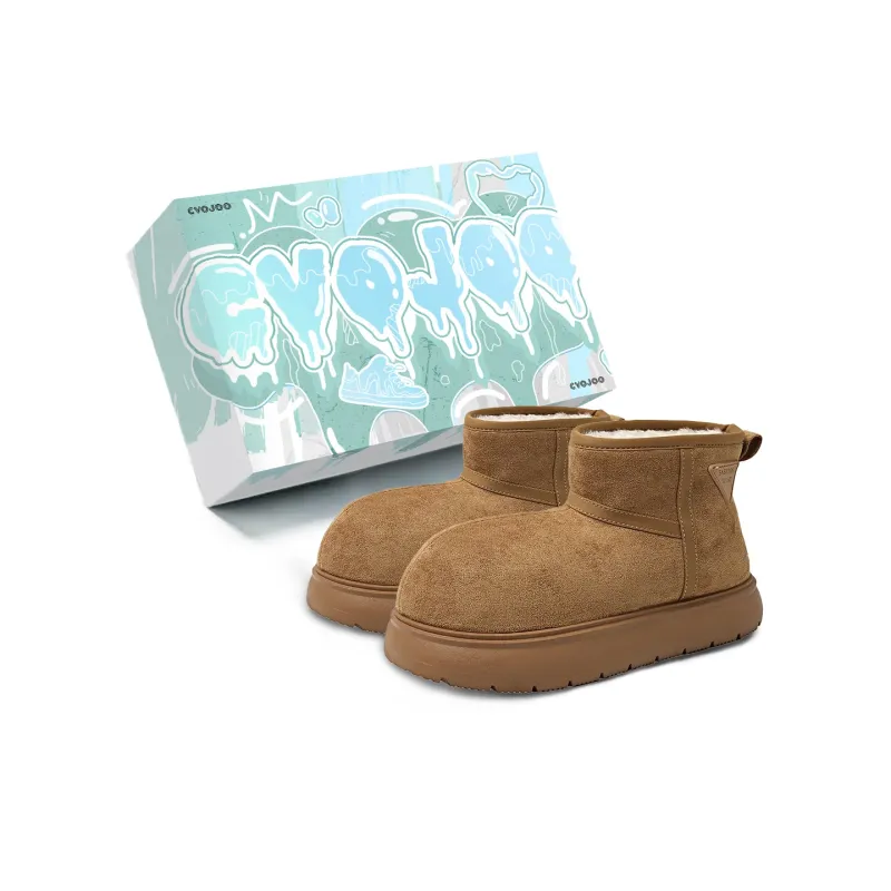 CVOJOO Warm Cushioning And Wear Resistant Short Snow Boots Women's-0