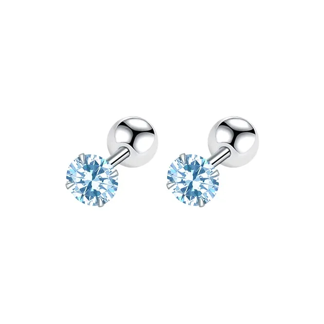 DTOTO S999 Fine Silver Stud Earrings Unisex-10
