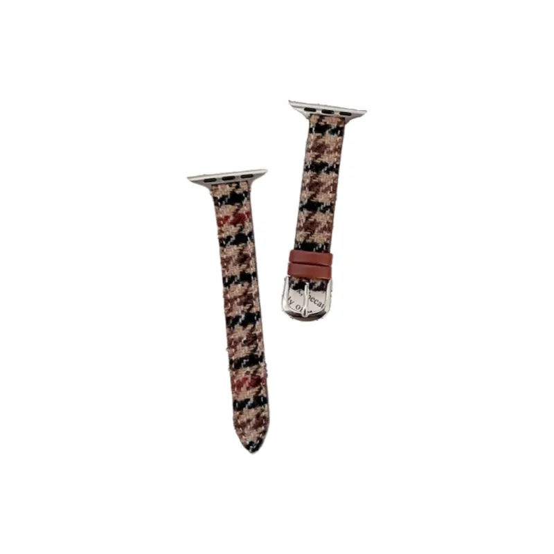 Warbler Dew Apple Compatibility Watch Band Leather Material-6
