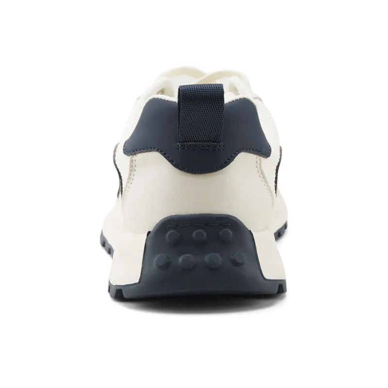 HLA Round Tip Lace-Up Rubber Sole Wear-Resistant Sports Casual Shoes-3