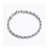 3mm Twisted Fried Dough Bracelet[17cm]