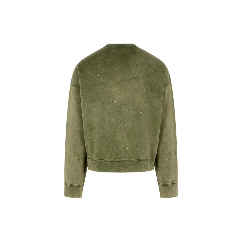 DSQUARED 2 Marble Dyed Vanish Spot Cypro Fit Sweatshirt-1