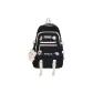 Black[Badge Clothing Sets+Backpack Bear]