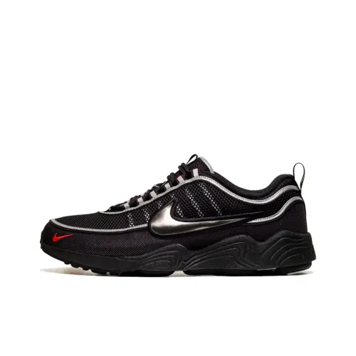 Nike Air Zoom Spiridon 16 Anti Slip Wear Resistant Low Top Casual Shoes Unisex Black