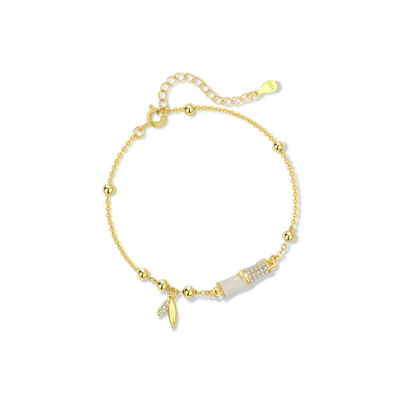 Strange Snow Hetian Jade Bracelets White Jade Unisex-0