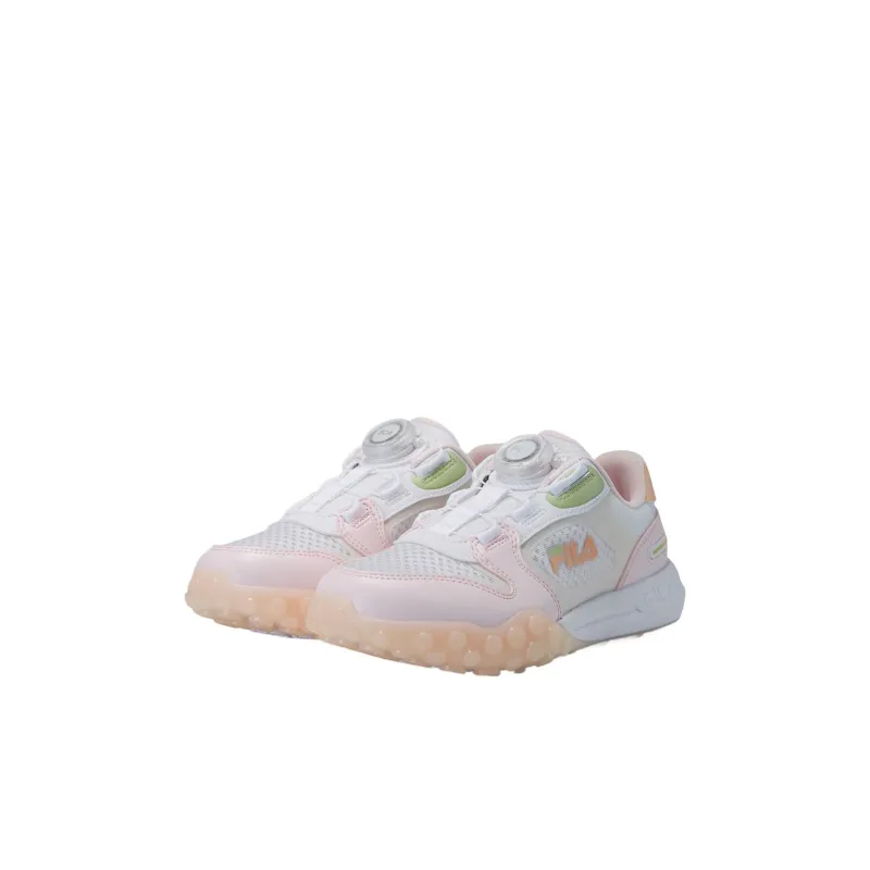 FILA KIDS BOA Low Top Kids' Running Shoes FILA White/Mist Pink Teenagers-2