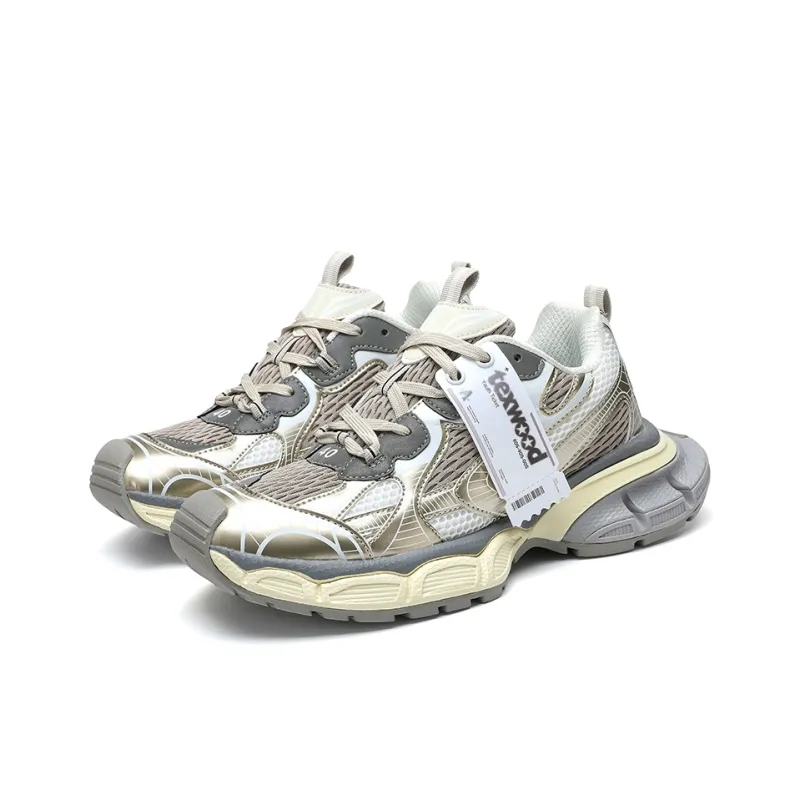 TEXWOOD Anti-Slip Wear-Resistant Breathable Height Increasing Low-Top Chunky Sneakers Unisex-17
