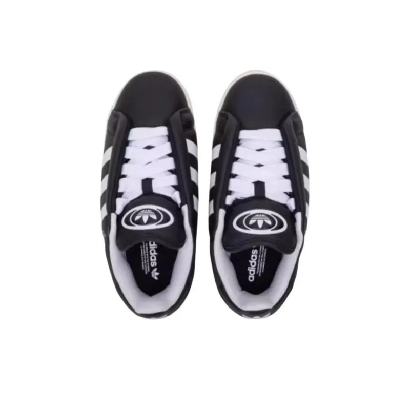 Adidas Originals CAMPUS 00s Anti Slip Wear Resistant Low Top Skateboard Shoes Unisex Black White-2