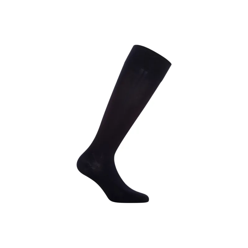 Wolford Knee-High Socks Men's 1 Pack Navy-1