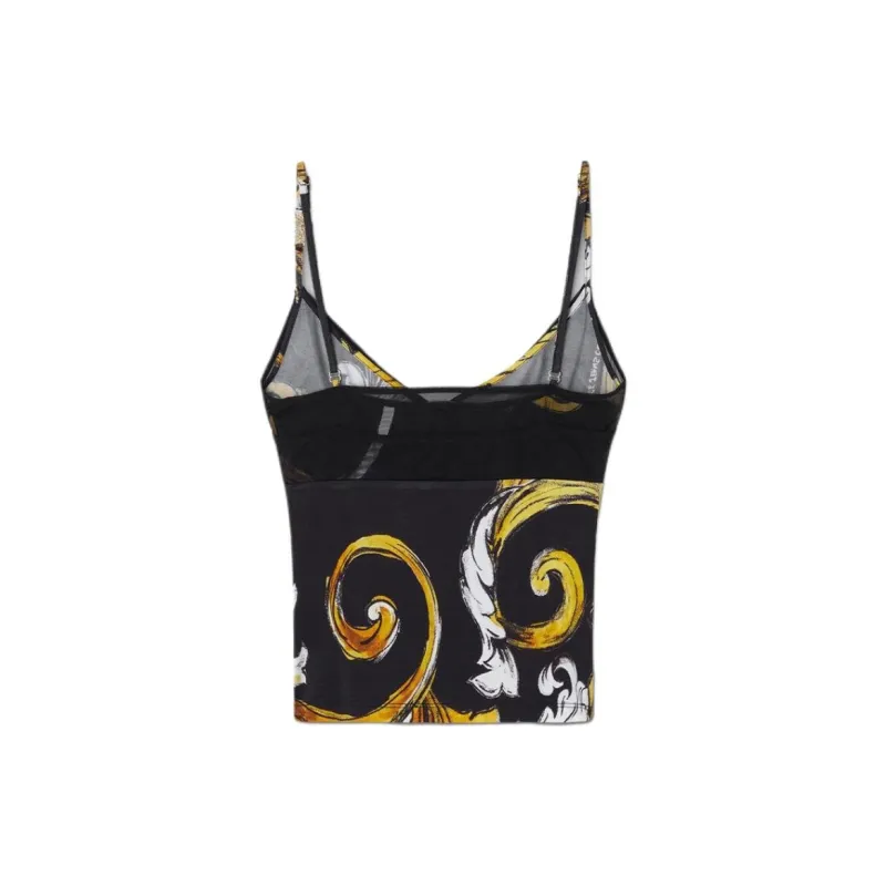 VERSACE JEANS COUTURE Barocco Mesh Top-1