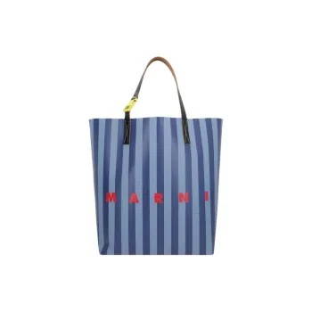 MARNI Tribeca Striped Shopping Bag