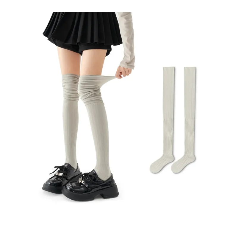JKN Knee High Socks Long Thigh Socks Women's 1 Pack, Women's Socks-7