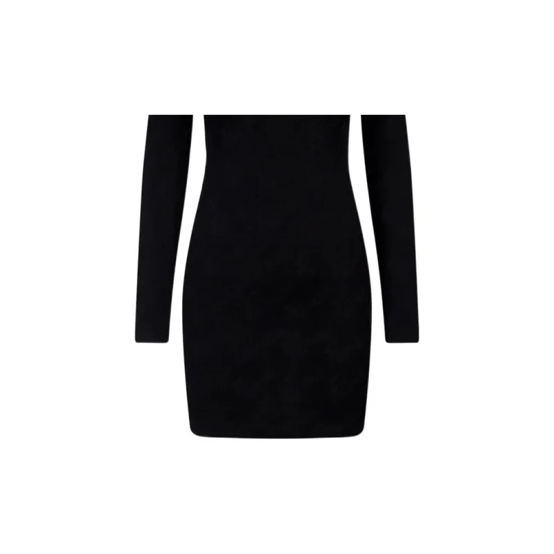 FENDI Long-Sleeved Dresses Women's Black-3