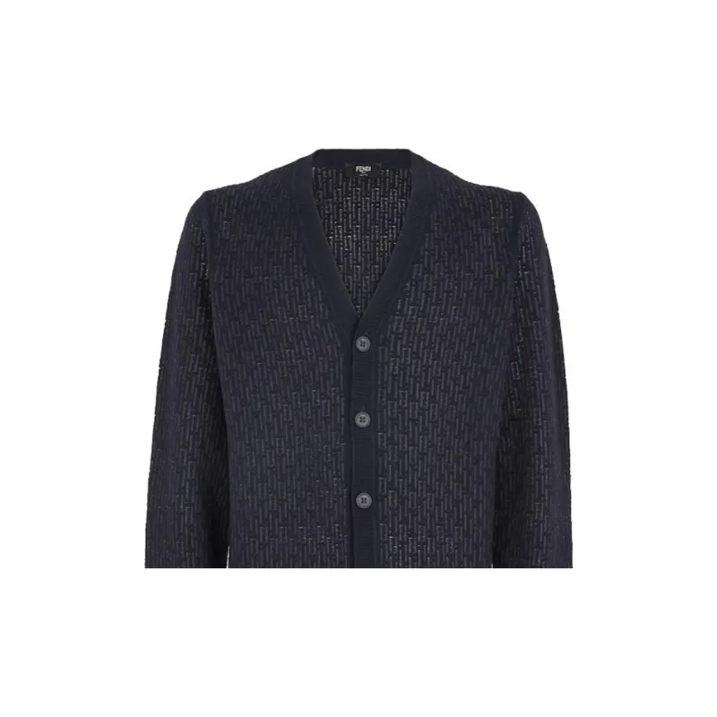 FENDI Knitwear Men Blue-3