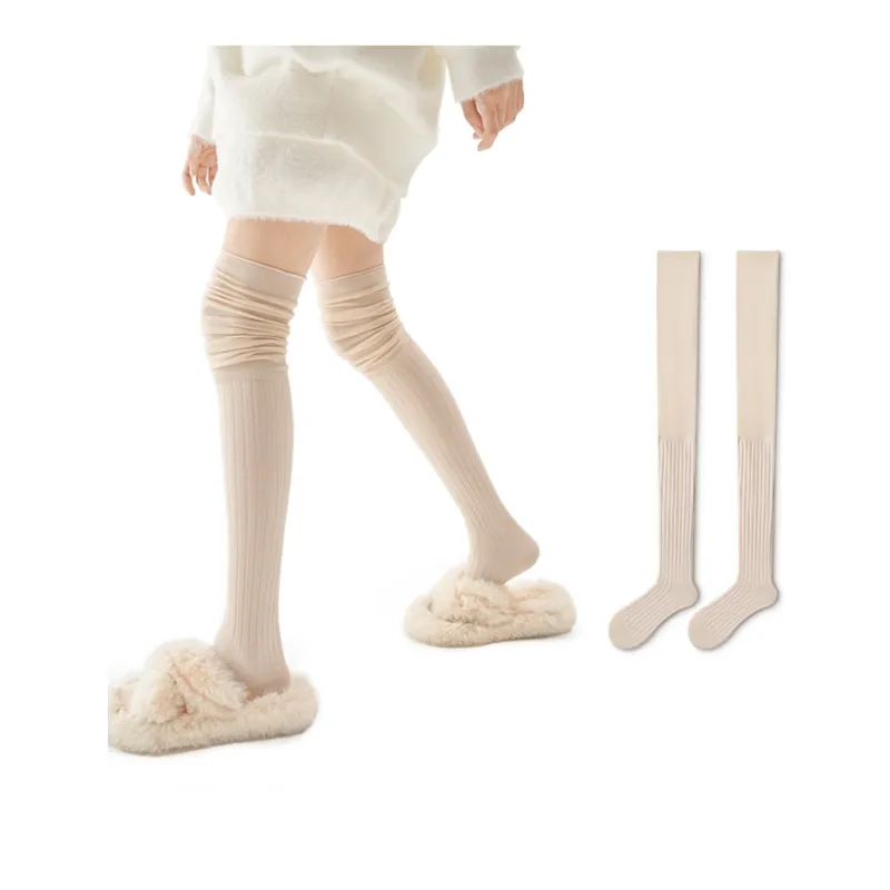 JKN Knee High Socks Long Thigh Socks Women's 1 Pack, Women's Socks-6