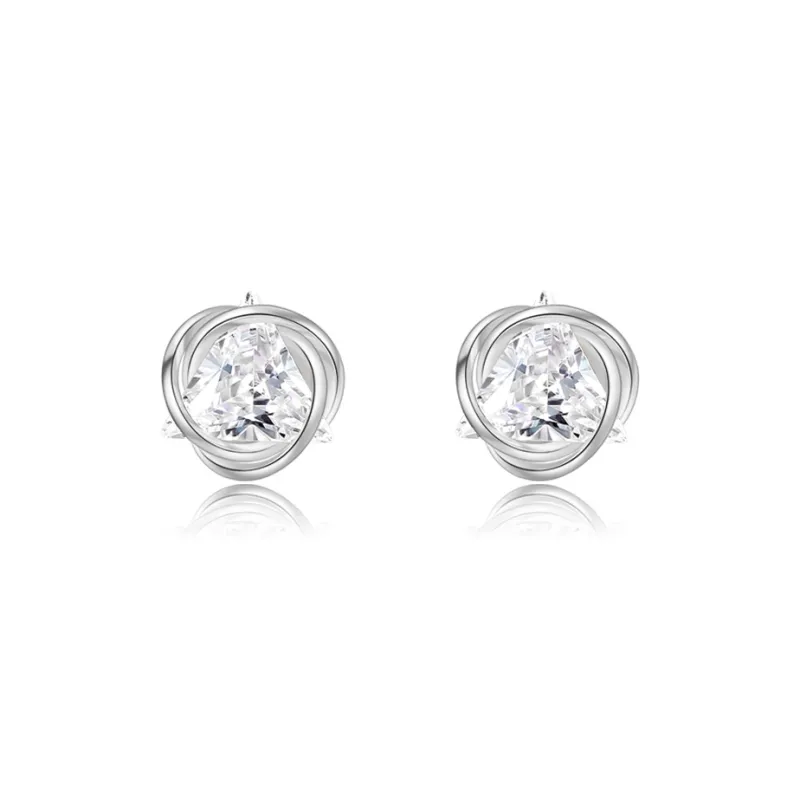 CHIEMOT S925 Silver Earrings Women's-4