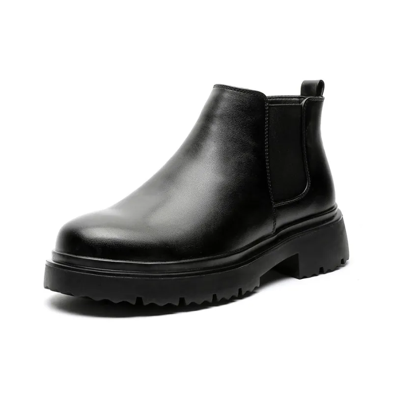 Cachiotti KAQIAODI Short Chelsea Boots Men's Black-0