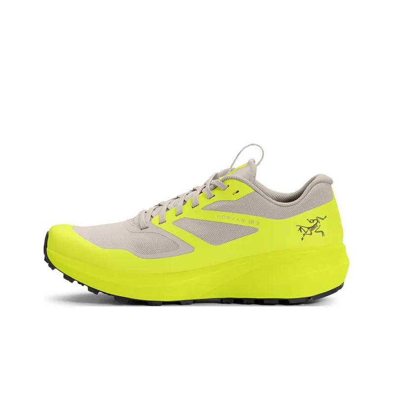 Arcteryx Norvan Cushioned Slip Resistant Abrasion Resistant Low Top Running Shoes Unisex Yellow-0