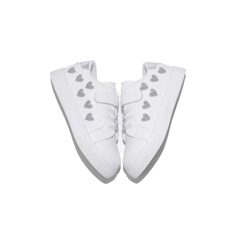 TONYBEAR Low Top Kids' Skateboarding Shoes White Kids'-3